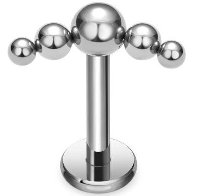 SKU:SG4338 Product Details: Type: Internally Threaded Labret Available Sizes: 1.2 × 8 mm Material: G23 Titanium