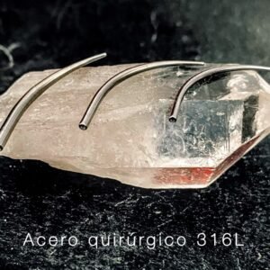 SG80105 Surgical SteelInsertion Curved Taper-Externally Threaded